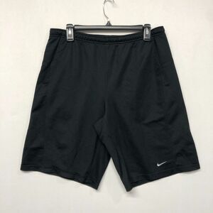 Vintage Nike Men Active Gym Shorts Size Large Black Y2K 90s B317 -14